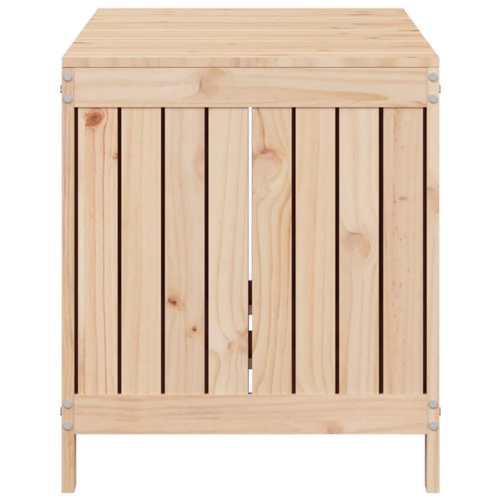 opbevaringskasse til haven 121x55x64 cm massivt fyrretræ