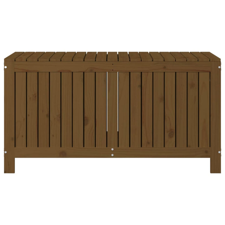 havekasse 121x55x64 cm massivt fyrretræ gyldenbrun