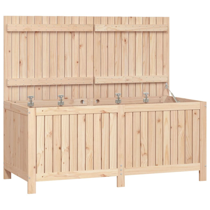 opbevaringskasse til haven 147x68x64 cm massivt fyrretræ