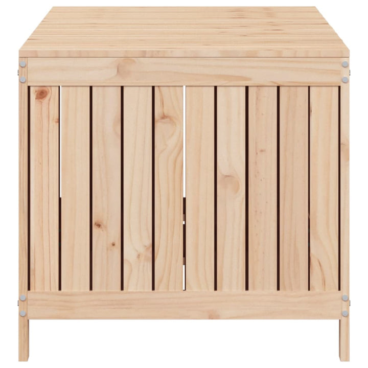 opbevaringskasse til haven 147x68x64 cm massivt fyrretræ