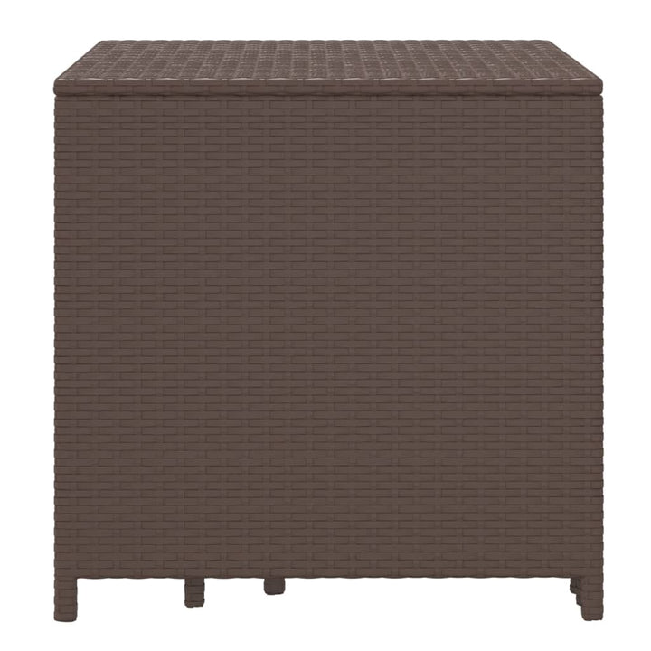 indskudsborde 3 stk. polyrattan brun