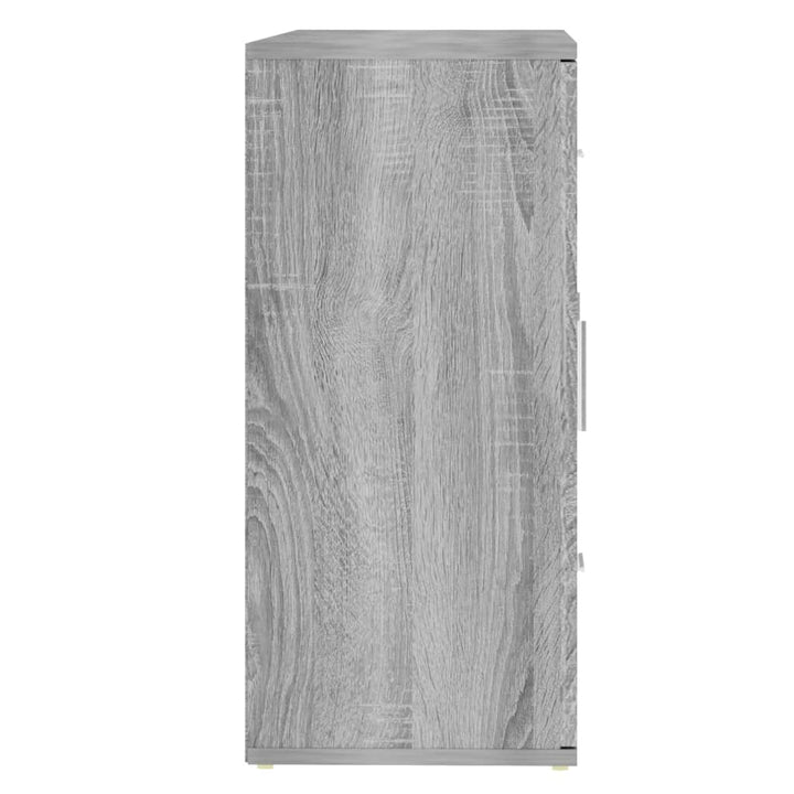 skænk 91x29,5x65 cm konstrueret træ grå sonoma-eg