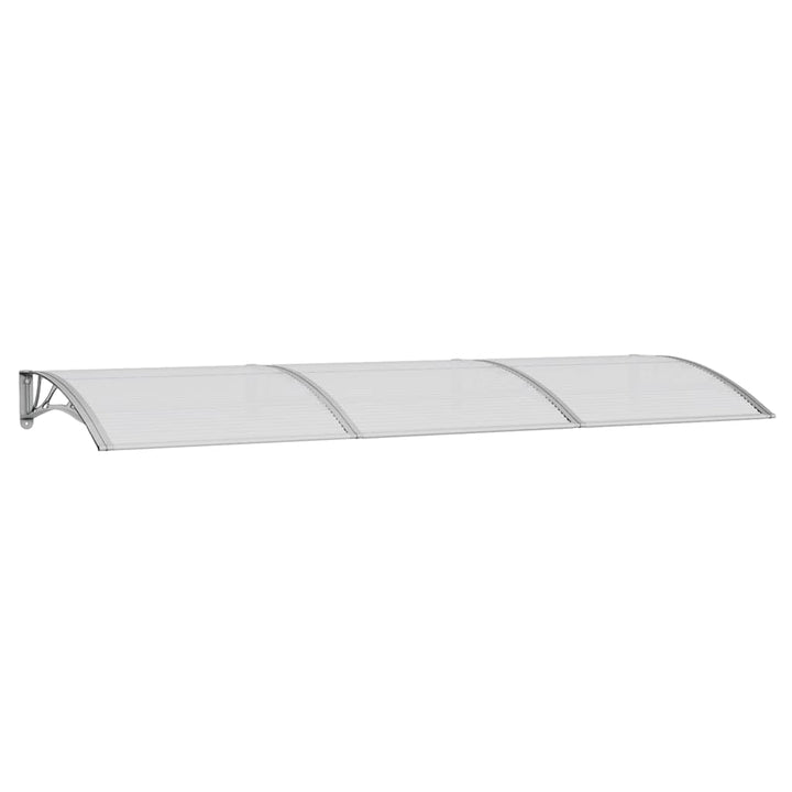 dørbaldakin 300x100 cm polycarbonat grå