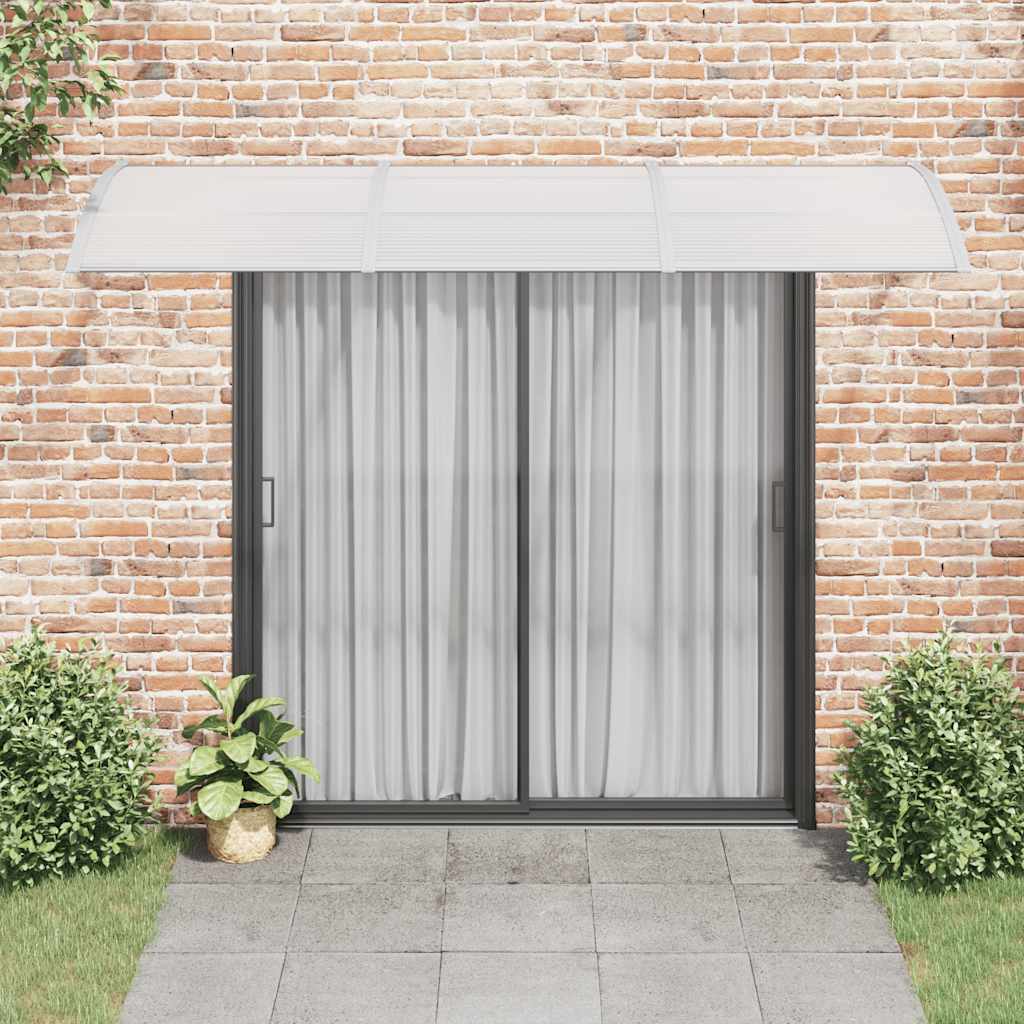 dørbaldakin 300x100 cm polycarbonat grå