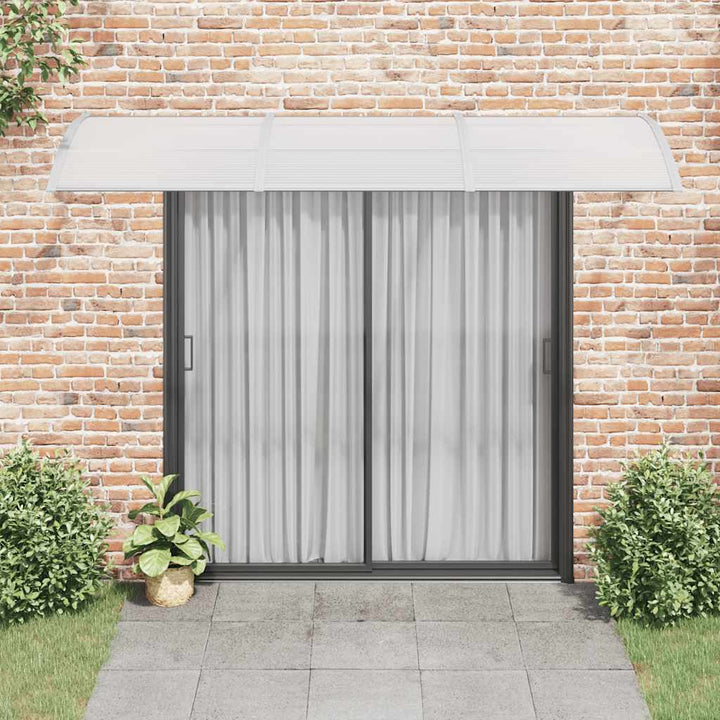 dørbaldakin 300x100 cm polycarbonat grå