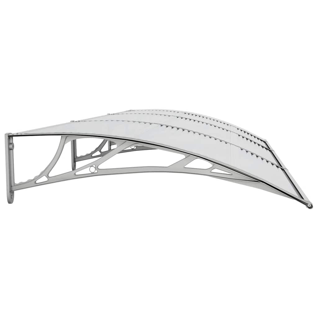 dørbaldakin 300x100 cm polycarbonat grå