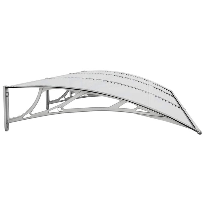 dørbaldakin 300x100 cm polycarbonat grå