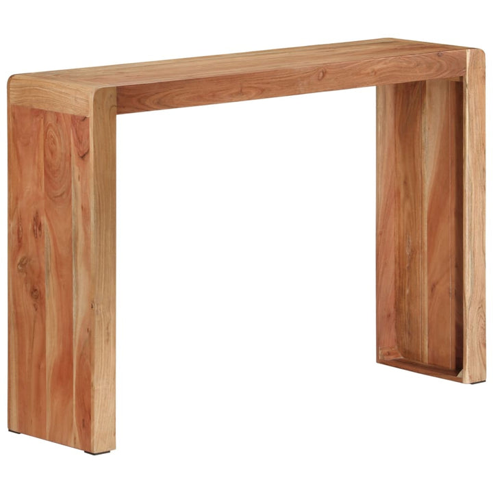 konsolbord 110x30x76 cm massivt akacietræ