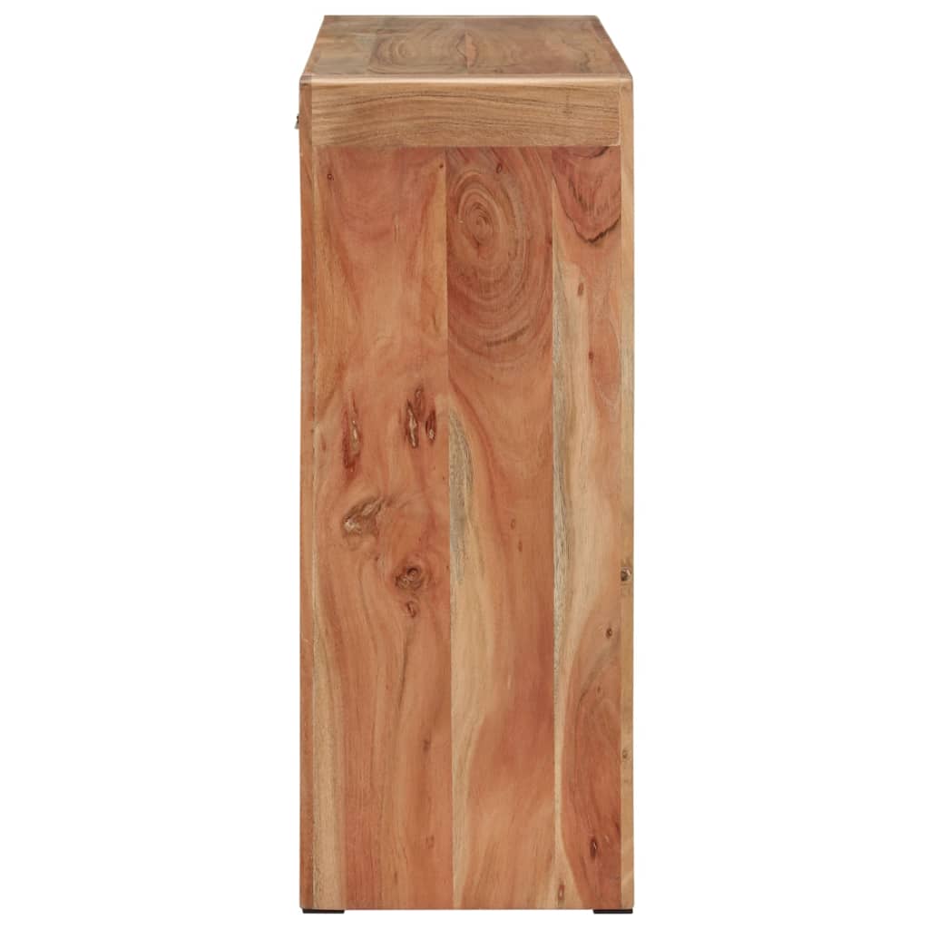 konsolbord 110x30x76 cm massivt akacietræ