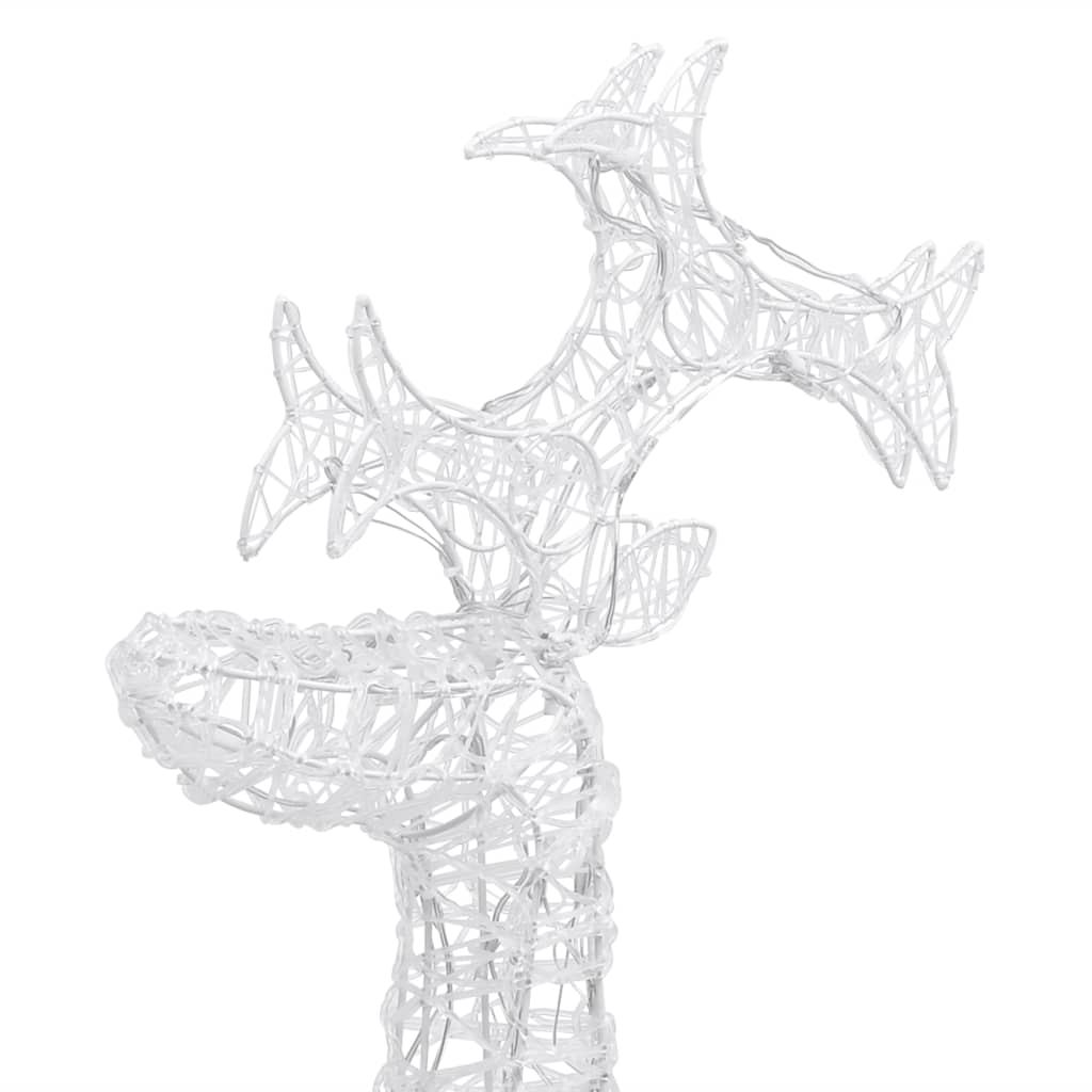 julerensdyr 3 stk. 60x16x100 cm akryl