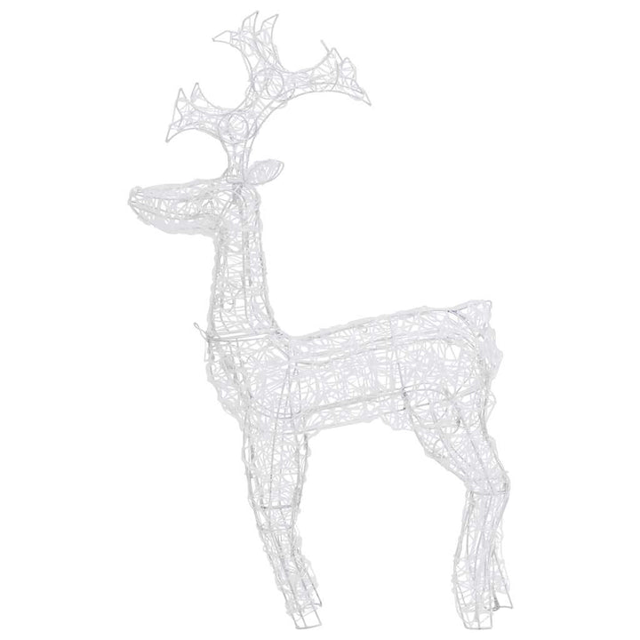 julerensdyr 2 stk. 60x16x100 cm akryl