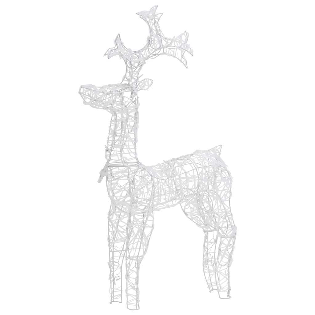 julerensdyr 3 stk. 60x16x100 cm akryl