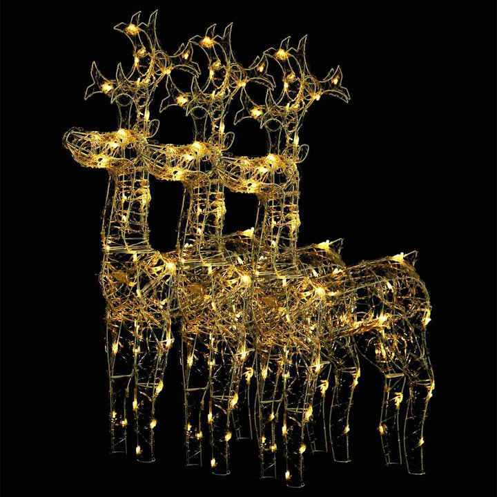julerensdyr 3 stk. 60x16x100 cm akryl