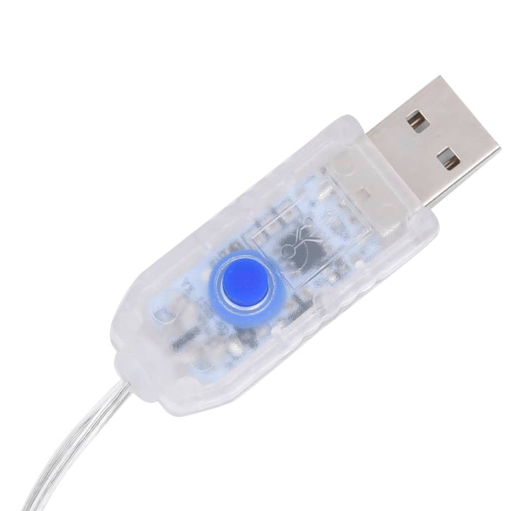 julerensdyr 6 stk. 240 LED'er akryl flerfarvet lys