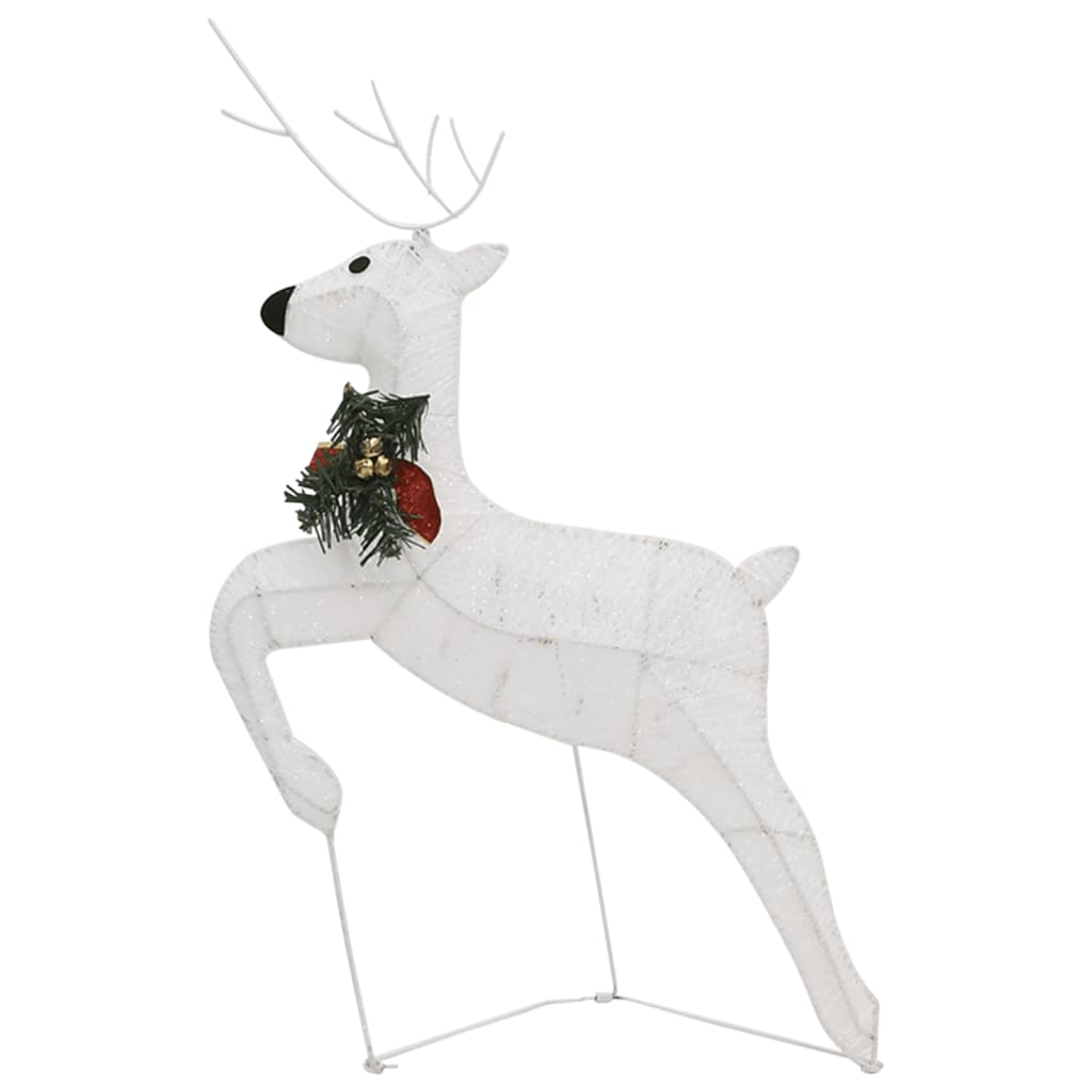 julerensdyr 4 stk. 80 LED'er hvid