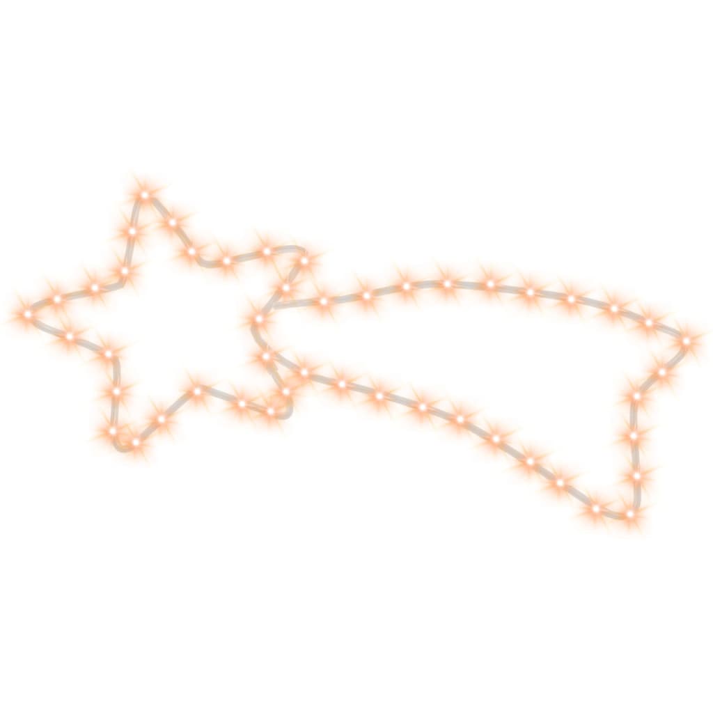 stjerneskud 3 stk. 65x28 cm 48 LED'er varmt hvidt lys