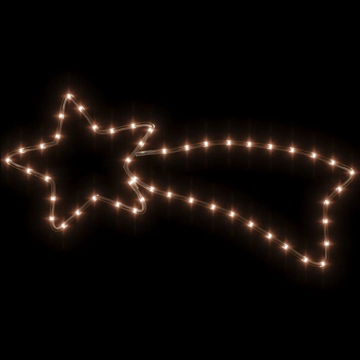 stjerneskud 3 stk. 65x28 cm 48 LED'er varmt hvidt lys
