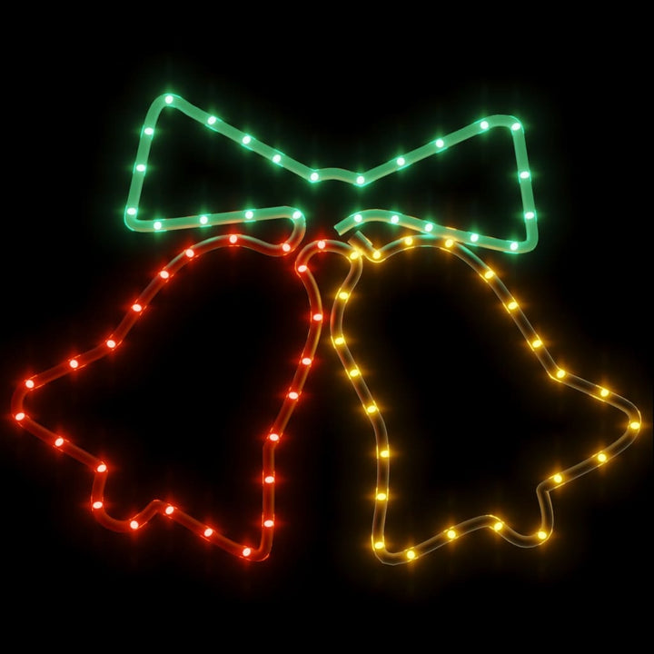 juleklokker 3 stk. 50x56 cm 72 LED'er julefigur