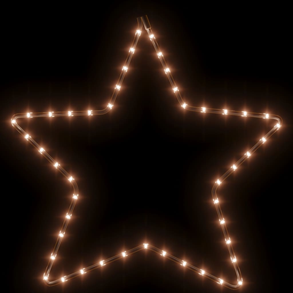 julestjerner 3 stk. 56 cm 48 LED'er varmt hvidt lys