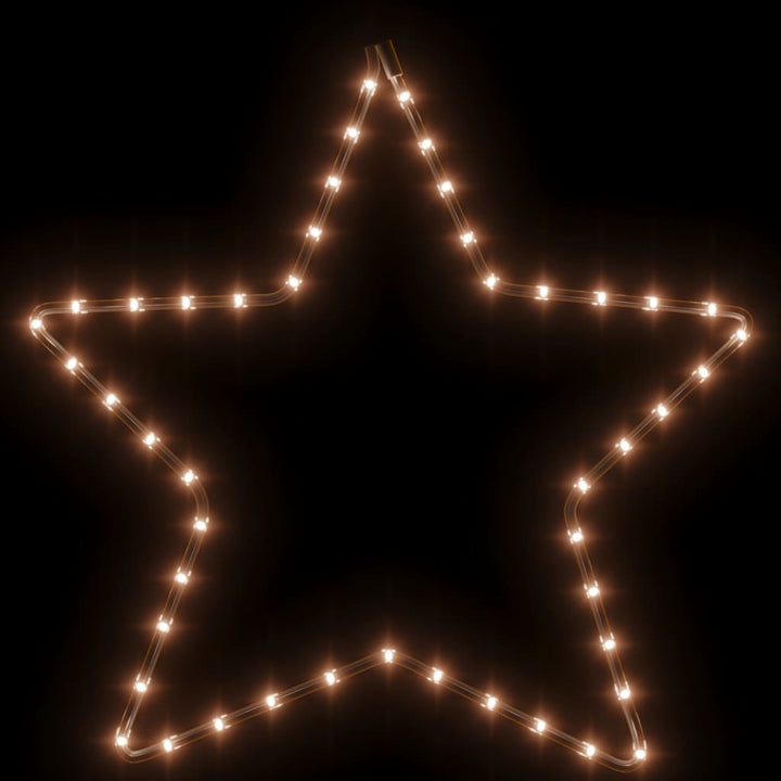 julestjerner 3 stk. 56 cm 48 LED'er varmt hvidt lys
