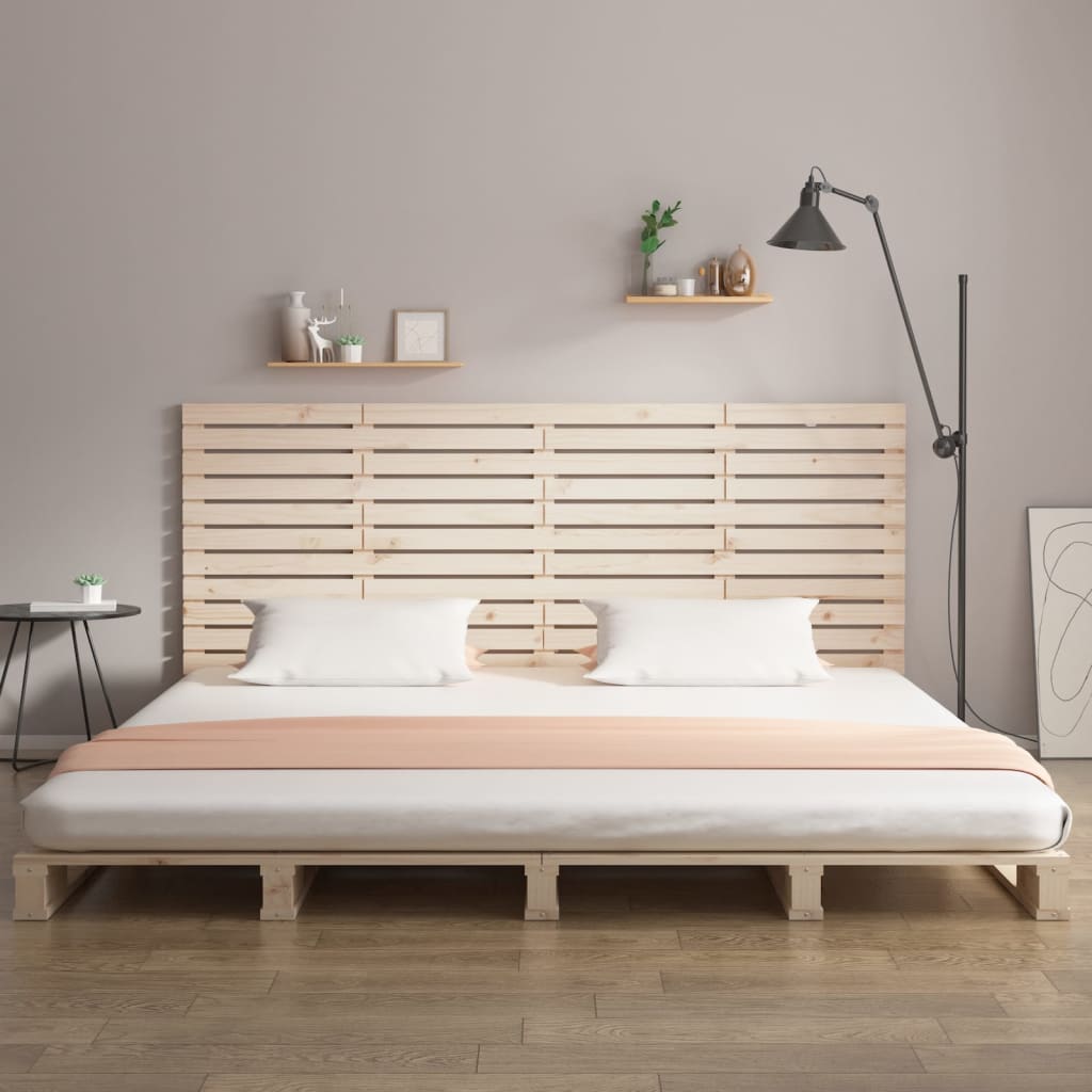 sengegavl 156x3x91,5 cm massivt fyrretræ