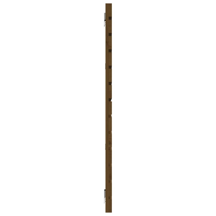 sengegavl 156x3x91,5 cm massivt fyrretræ gyldenbrun
