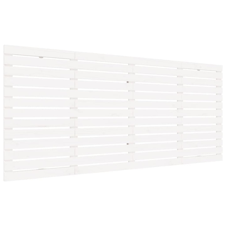 sengegavl 166x3x91,5 cm massivt fyrretræ hvid