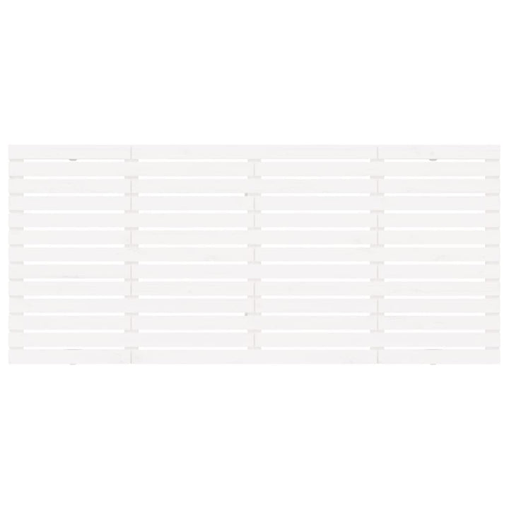 sengegavl 166x3x91,5 cm massivt fyrretræ hvid