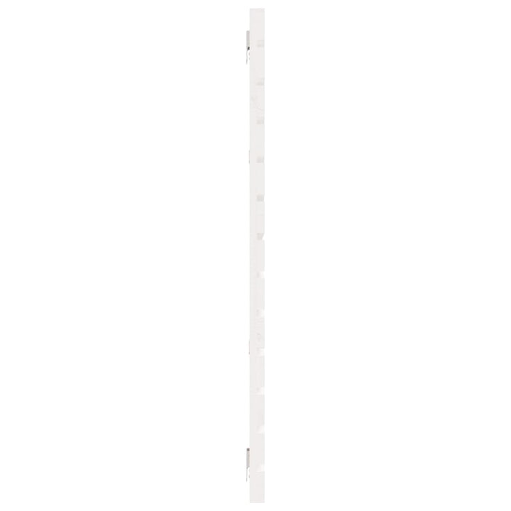 sengegavl 166x3x91,5 cm massivt fyrretræ hvid