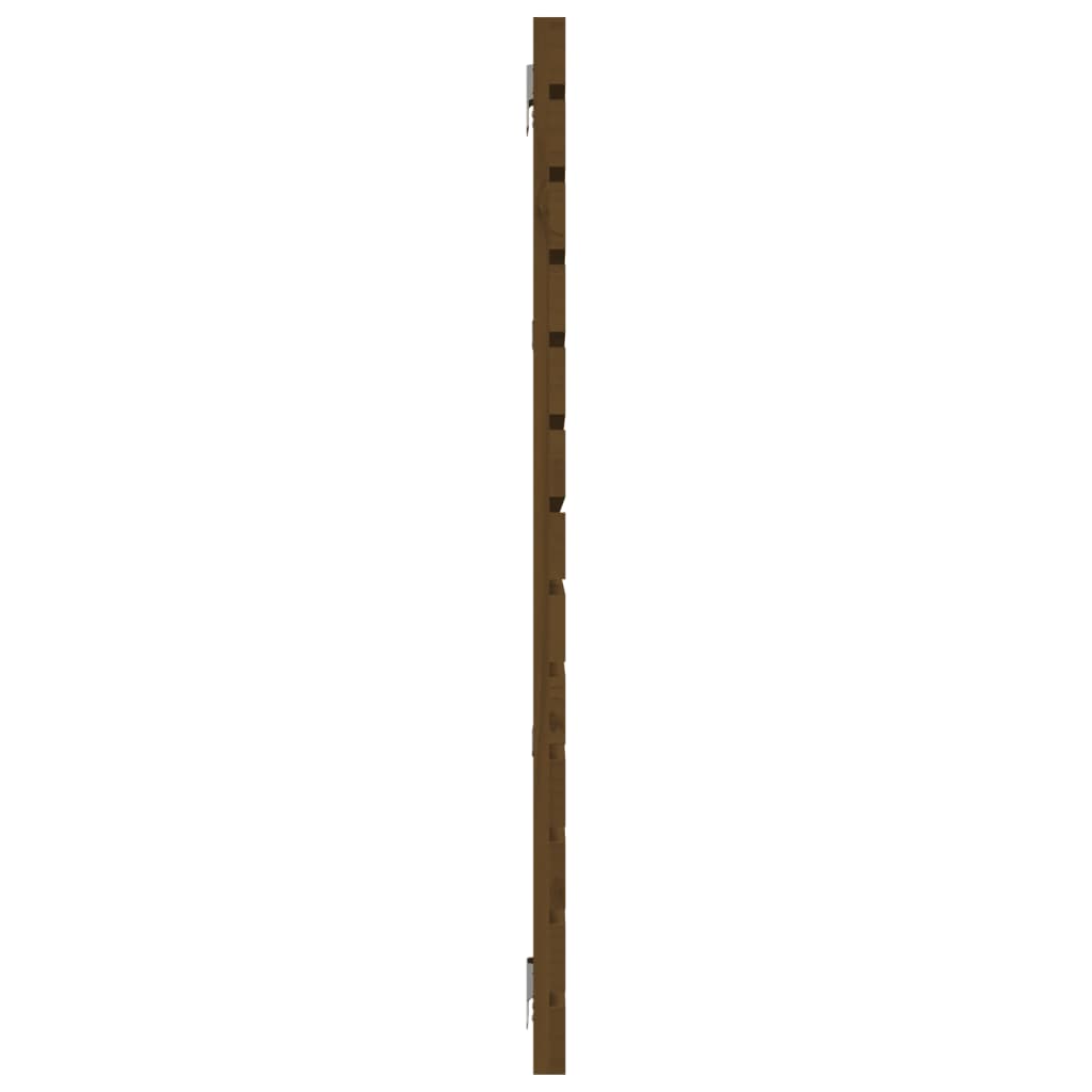 sengegavl 166x3x91,5 cm massivt fyrretræ gyldenbrun