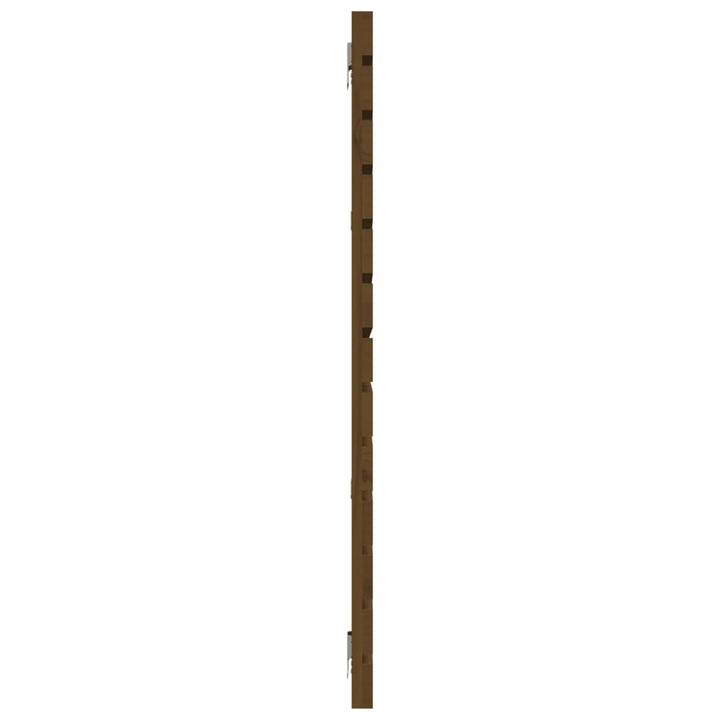 sengegavl 166x3x91,5 cm massivt fyrretræ gyldenbrun