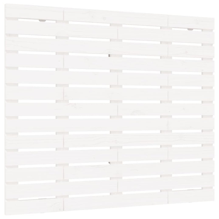 sengegavl 141x3x91,5 cm massivt fyrretræ hvid