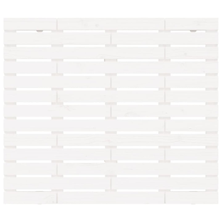 sengegavl 141x3x91,5 cm massivt fyrretræ hvid