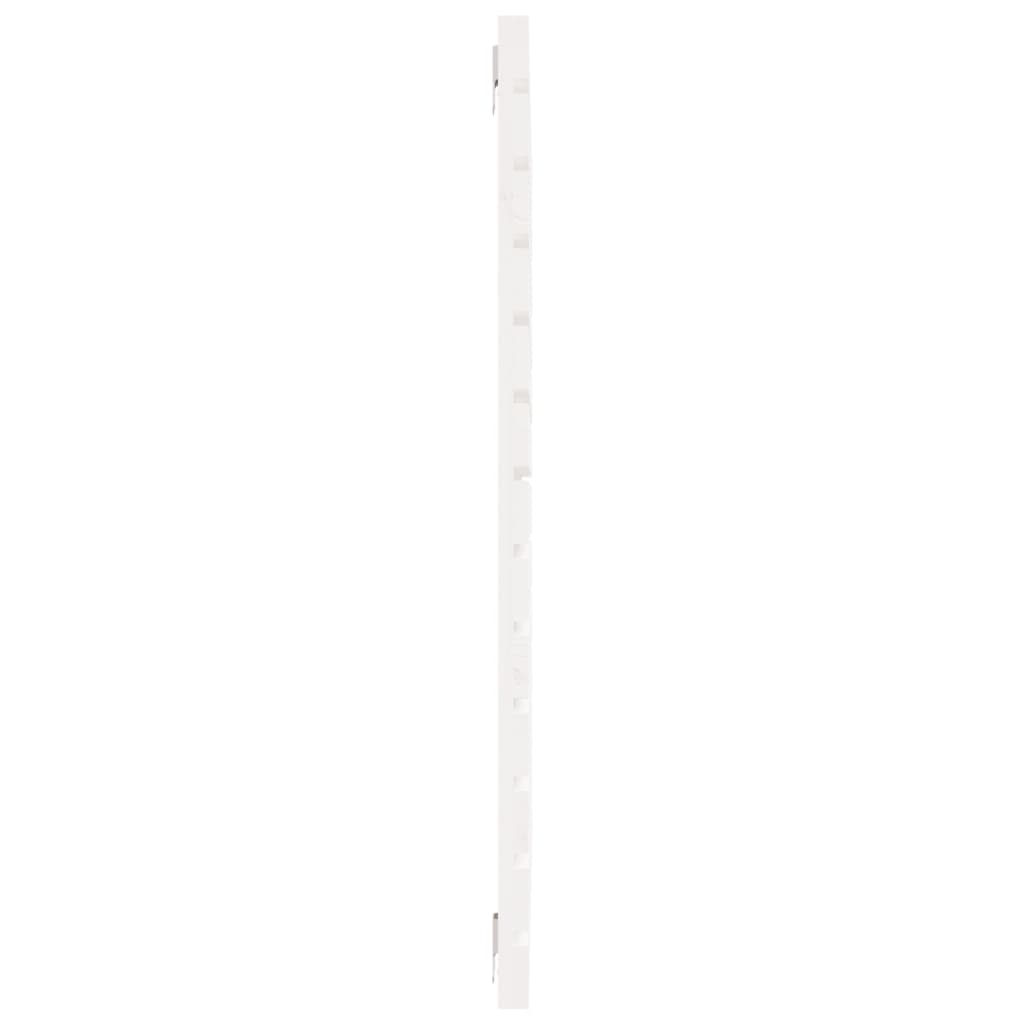 sengegavl 141x3x91,5 cm massivt fyrretræ hvid