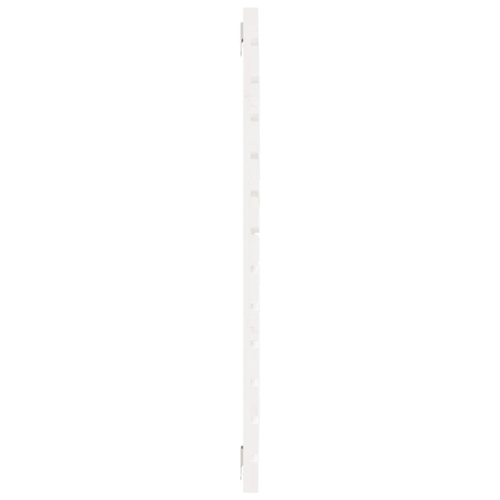 sengegavl 141x3x91,5 cm massivt fyrretræ hvid