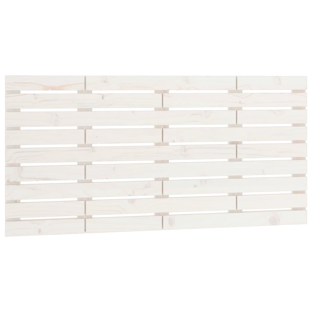 sengegavl 156x3x63 cm massivt fyrretræ hvid