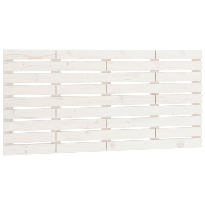 sengegavl 156x3x63 cm massivt fyrretræ hvid