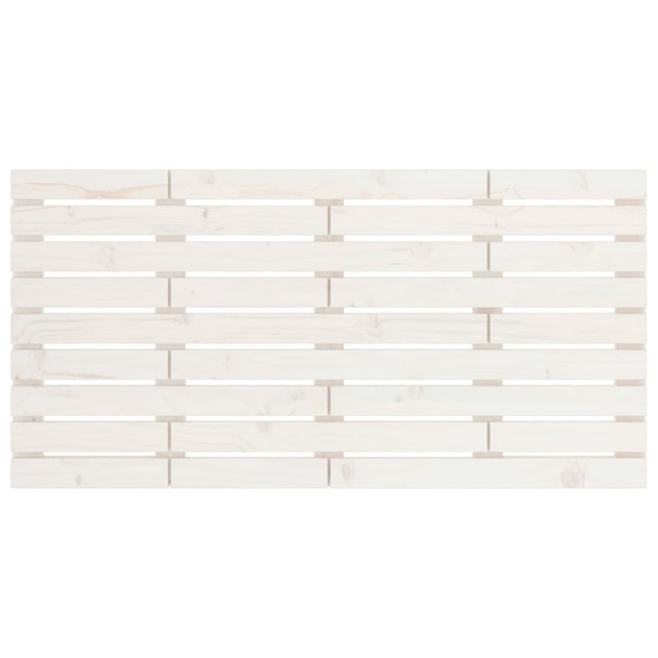 sengegavl 156x3x63 cm massivt fyrretræ hvid