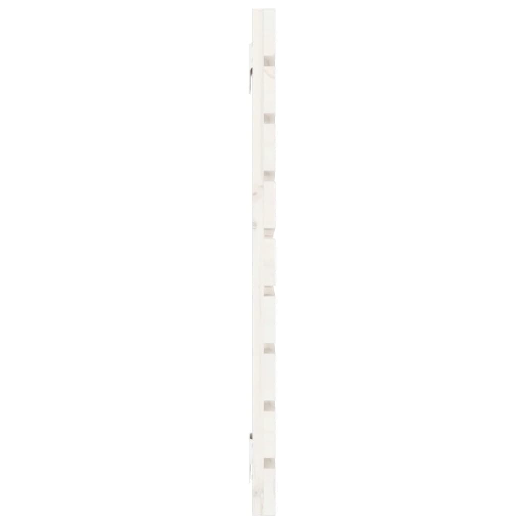 sengegavl 156x3x63 cm massivt fyrretræ hvid