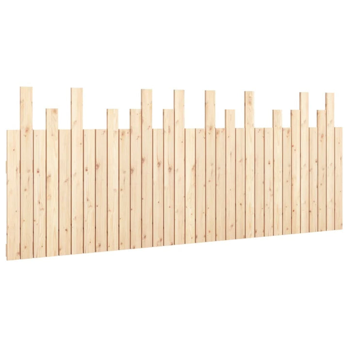 sengegavl 204x3x80 cm massivt fyrretræ