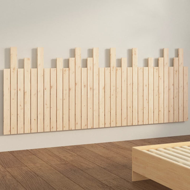 sengegavl 204x3x80 cm massivt fyrretræ