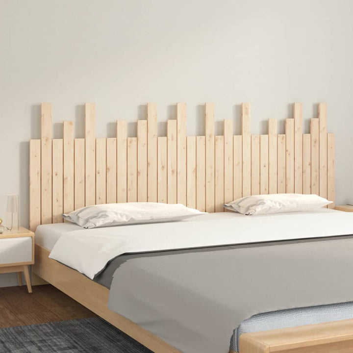 sengegavl 204x3x80 cm massivt fyrretræ
