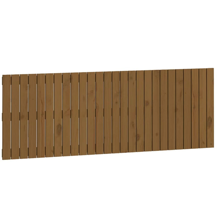 sengegavl 166x3x60 cm massivt fyrretræ gyldenbrun