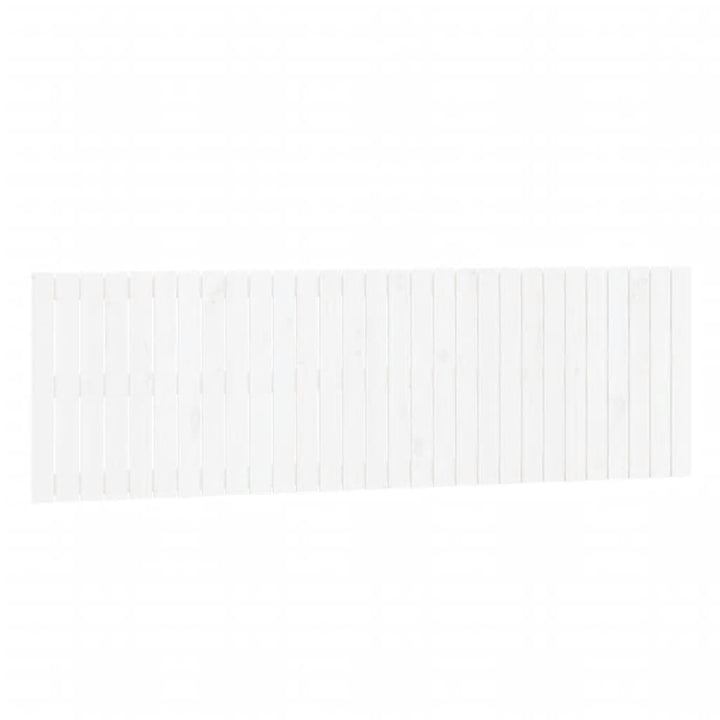sengegavl 185x3x60 cm massivt fyrretræ hvid