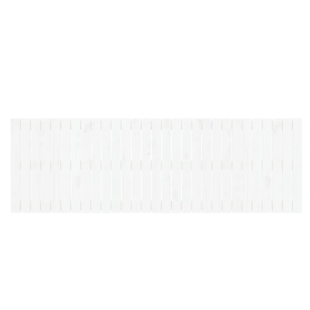 sengegavl 185x3x60 cm massivt fyrretræ hvid