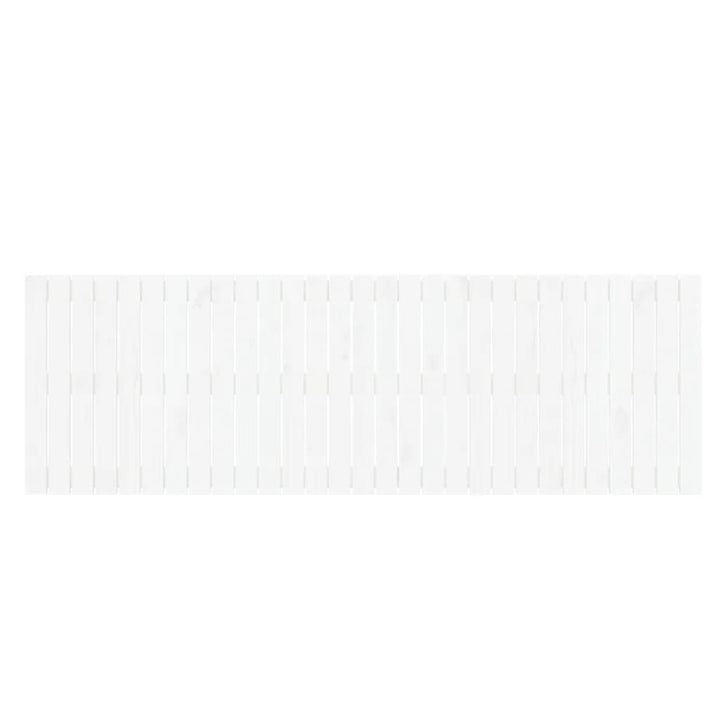 sengegavl 185x3x60 cm massivt fyrretræ hvid
