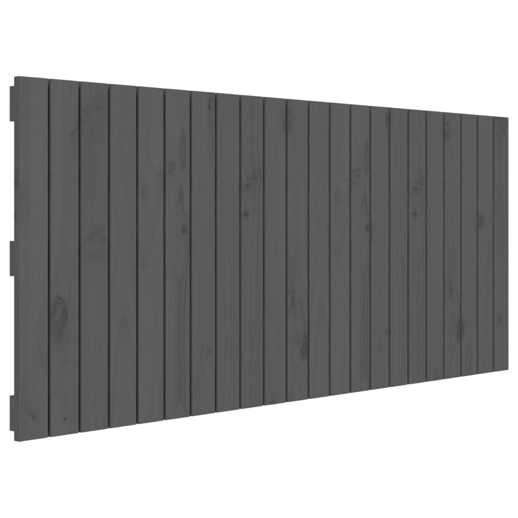 sengegavl 140x3x60 cm massivt fyrretræ