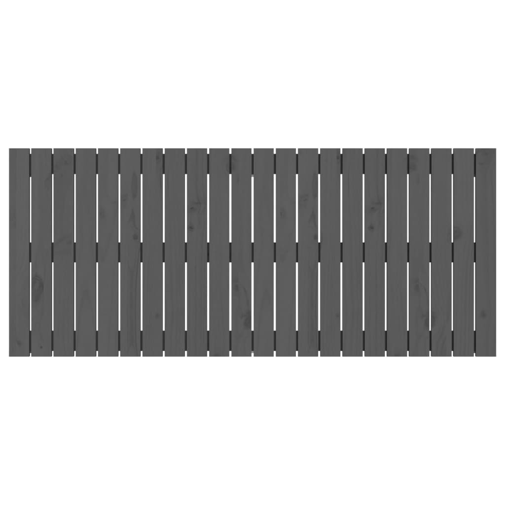 sengegavl 140x3x60 cm massivt fyrretræ