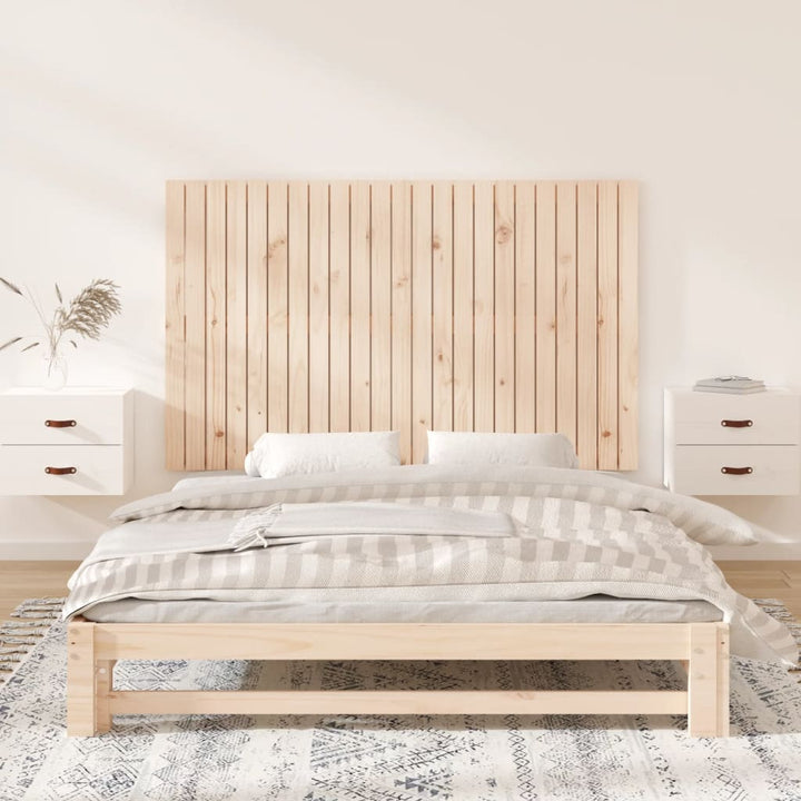 sengegavl 147x3x90 cm massivt fyrretræ