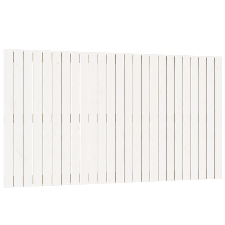sengegavl 159,5x3x90 cm massivt fyrretræ hvid